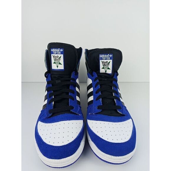 Adidas  Top Ten RB Men\'s Size 10.5  Leather Shoes FZ6199 Lucid Blue Black Green main image 8